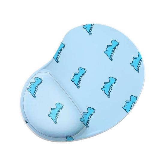Mouse Pad Ergonomico Gota Dinossauros Azul Maluco por Caneca Mouse Pad Magazine Luiza