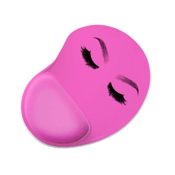 Imagem de Mouse Pad Ergonomico Gota Rosa Sombracelha