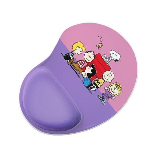 Imagem de Mouse Pad Ergonomico Gota Turma Snoopy Roxo