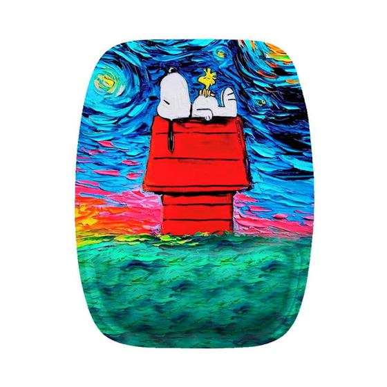 Imagem de Mouse Pad Ergonomico Snoopy Noite Estrelada