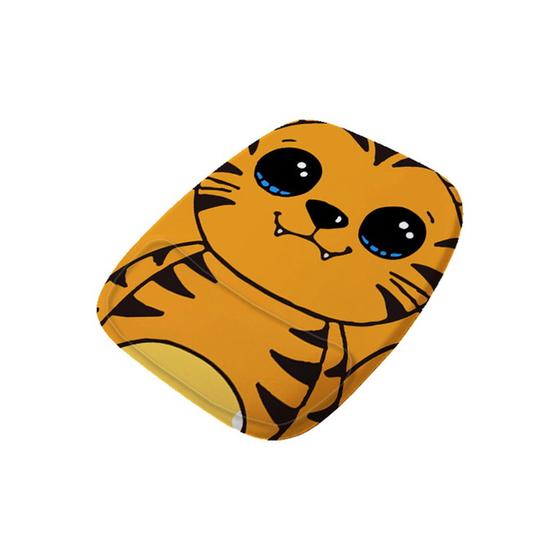 Imagem de Mouse Pad Ergonomico Tigre Fofo Kawaii Azul