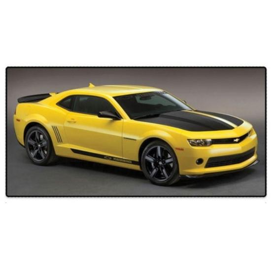 Imagem de Mouse Pad Gamer Borda Costurada Camaro Amarelo 70x35 Speed