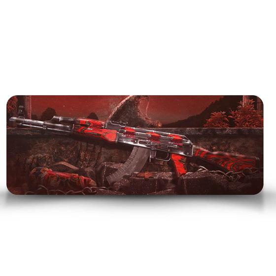 Imagem de Mouse Pad Gamer CS Go AK 47 Red