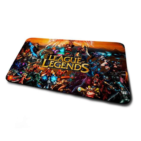Mouse Pad Gamer League of Legends Menor preço em Mouse Pad Gamer League of Legends