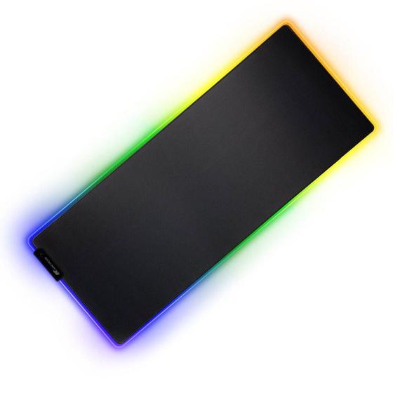 Imagem de Mouse Pad Gamer Led RGB EXTRA GRANDE 300 X 780 X 3MM Preto Arcticus