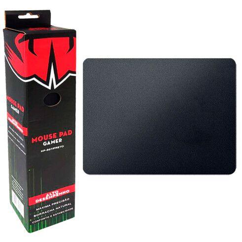 Imagem de Mouse Pad Gamer Preto 420x320mm Emborrachado Knup - KP-S07