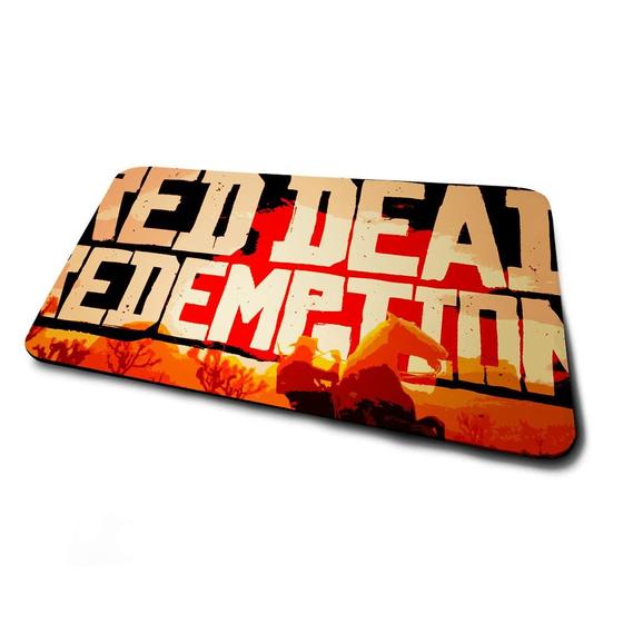 Imagem de Mouse Pad Gamer Red Dead Redemption 2 Por do Sol