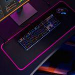 Imagem de Mouse Pad Gamer RGB MaxRacer Original com SoftWare