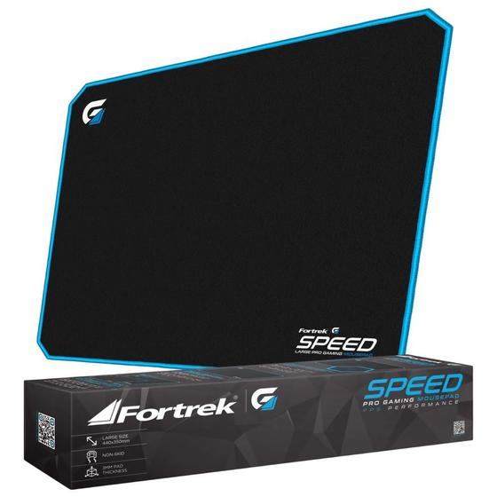 Mouse Pad Gamer Speed Borda Costurada Azul Para Mouse Fps Razer ...