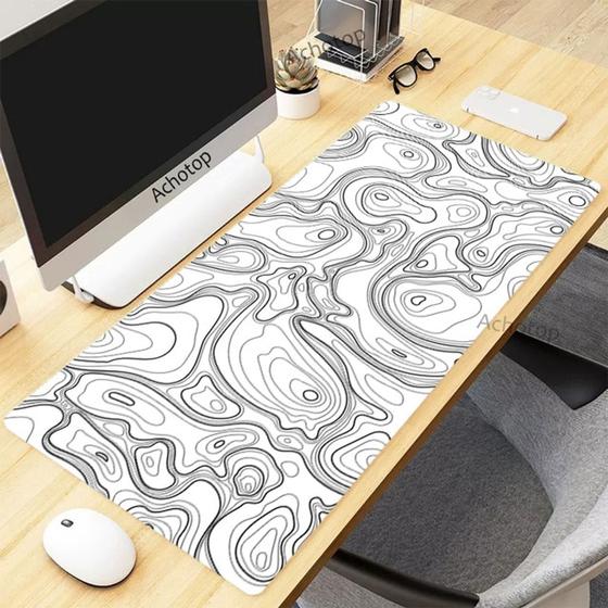 Imagem de Mouse Pad Gamer Speed Extra Grande 90x40 Abstract Liquid Várias Estampas Perfeito para Games