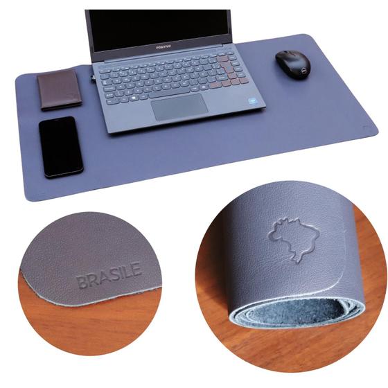 Mouse Pad Grande Desk Pad Tapete Mesa Gamer Desk Mat Couro Legítimo Curtume Marca BRASILE Menor preço em Mouse Pad Grande Desk Pad Tapete Mesa Gamer Desk Mat Couro Legítimo Curtume Marca BRASILE