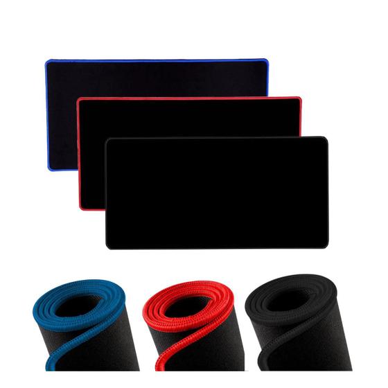 Mouse Pad Grande Gamer 70x35 cm Desk pap Tecido Com Costura - MBTECH