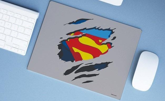 Imagem de Mouse Pad Grande Personalizado Geek Super Man