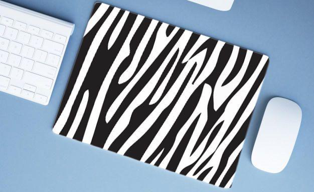 Imagem de Mouse Pad Grande, Zebra