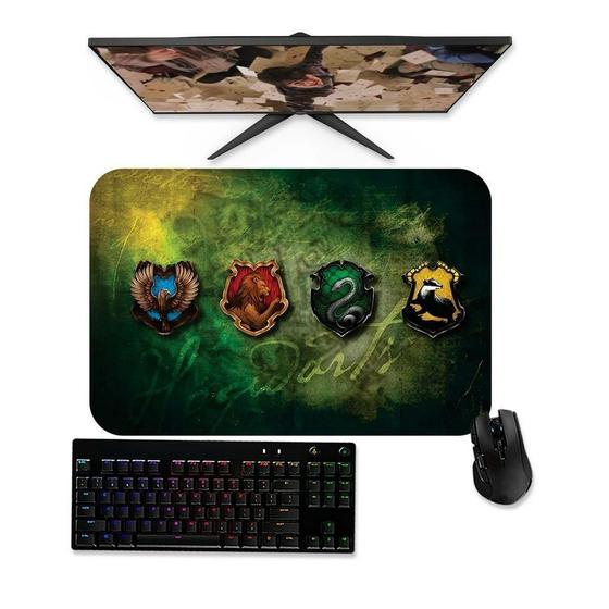 Imagem de Mouse Pad Harry Potter Casas 2 - Mousepad Gamer 90x40 80x40 60x40 70x30