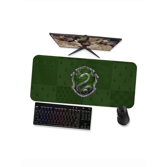 Imagem de Mouse pad Harry Potter Sonserina Slytherin 2 - Mousepad Gamer 90x40 80x40 60x40 70x30