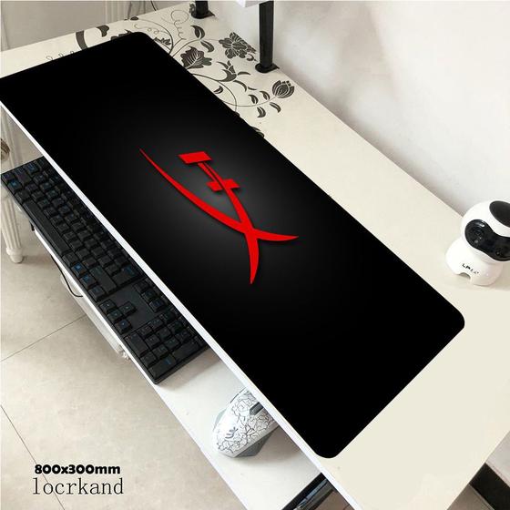 Mouse pad hiperx grande xxl para jogos, tapete de borracha para teclado e mouse, 900x400cm é boa?