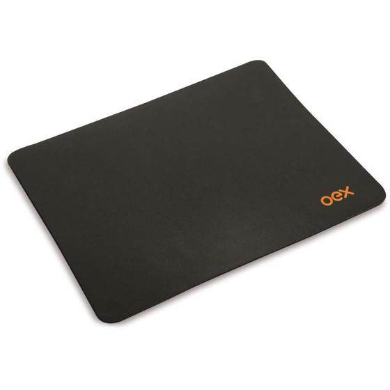 Imagem de Mouse PAD MP100 com Base de Borracha e Revestimento em Tecido - Preto