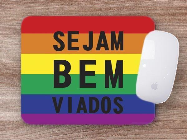 Imagem de Mouse Pad, Sejam Bem Viados