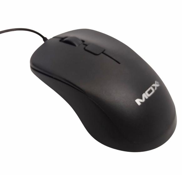 Imagem de Mouse para computador com fio usb óptico 3d 800dpi mox