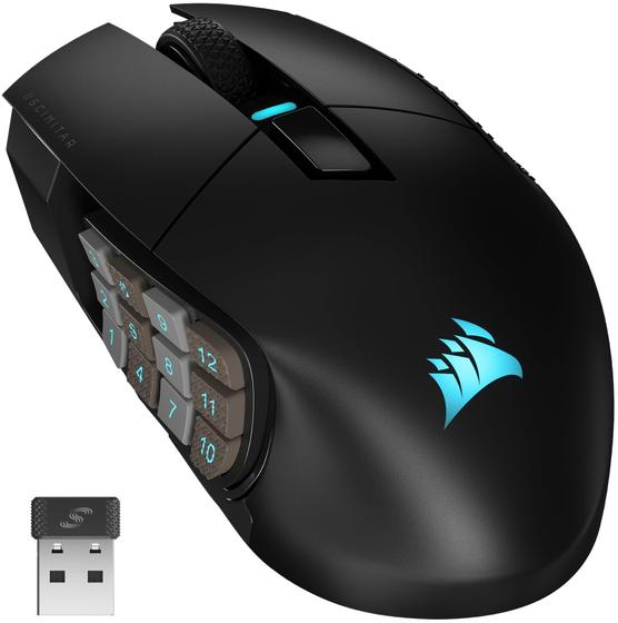 Imagem de Mouse para jogos CORSAIR SCIMITAR ELITE RGB WIRELESS 26.000 DPI