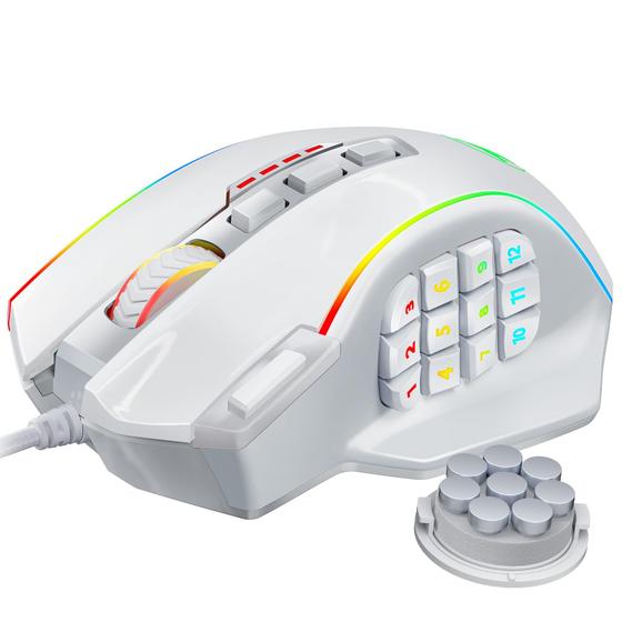 Imagem de Mouse para jogos Redragon MMO UP 16.000 DPI 16 botões macro