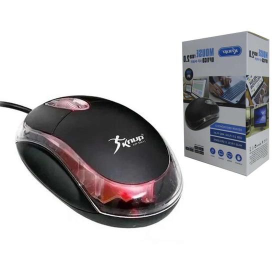 Imagem de Mouse Para Notebook e Computador USB 1200 DPI KNUP