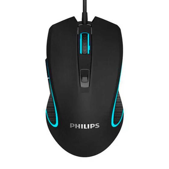 Mouse Usb Óptico Led 6400 Dpis G413 Philips