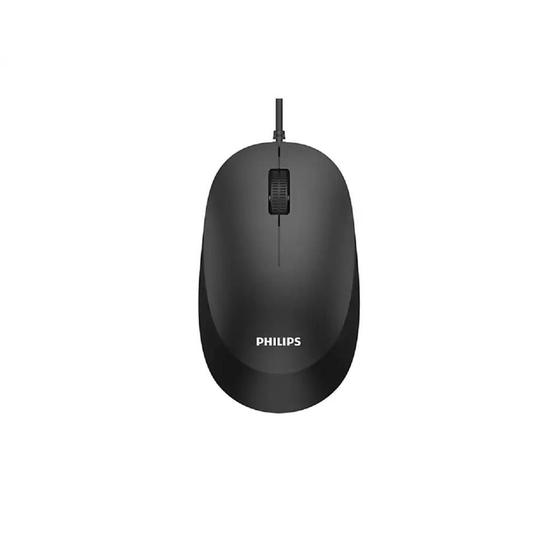 Imagem de Mouse Philips SPK7207BL, 1200 DPI, 3 Botões, USB, Preto