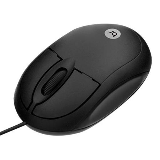 Imagem de Mouse preto cabo usb 800 dpi botão de rolagem scroll macio