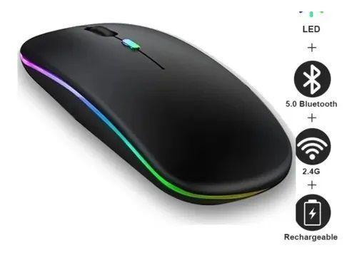 Imagem de Mouse Recarregável para Notebook Dell Inspiron - Preto