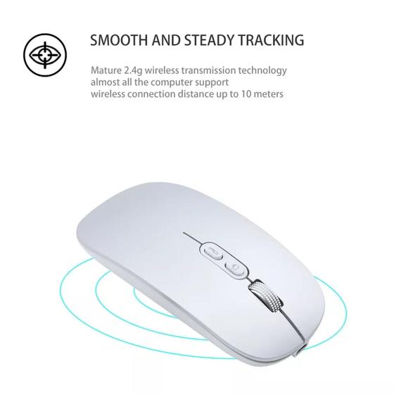 Imagem de Mouse Recarregável Para Notebook Samsung Chromebook 11.6