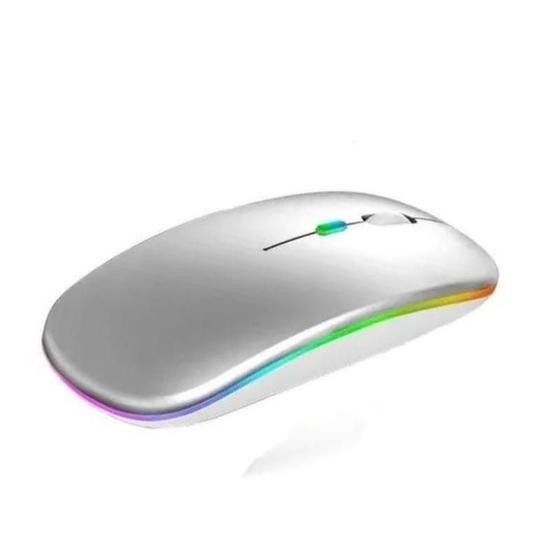 Imagem de Mouse recarregavel portátil wireless com led