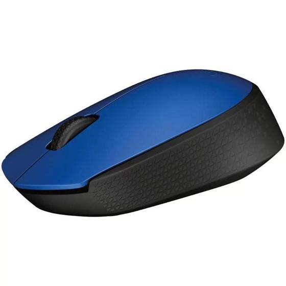 Imagem de Mouse S/ Fio Logitech M170 Compacto Usb Pilha Inclusa - Azul