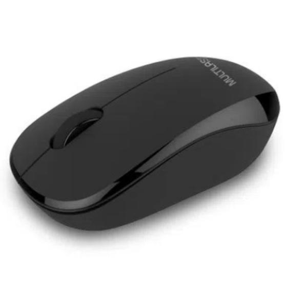 Imagem de Mouse sem fio 2.4 ghz 1200 dpi preto usb power save c pilha mo309 multilaser