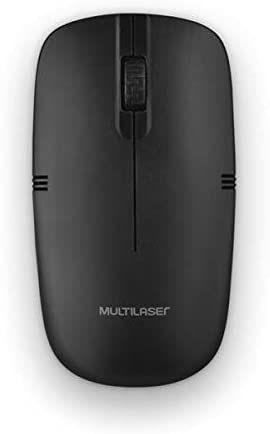 Imagem de Mouse Sem Fio 2.4GHZ Preto Multilaser 1200 dpi