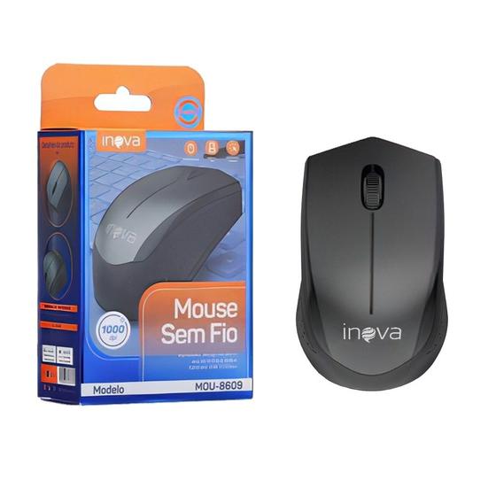 Imagem de Mouse Sem Fio 2.4GHz USB 1000DPI