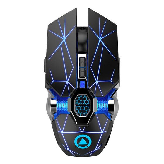 Imagem de Mouse Sem Fio A7 Retroiluminado - 2.4G USB Óptico Ergonômico
