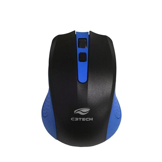Imagem de Mouse Sem Fio Azul C3Tech M-W20BL 1000 Dpi