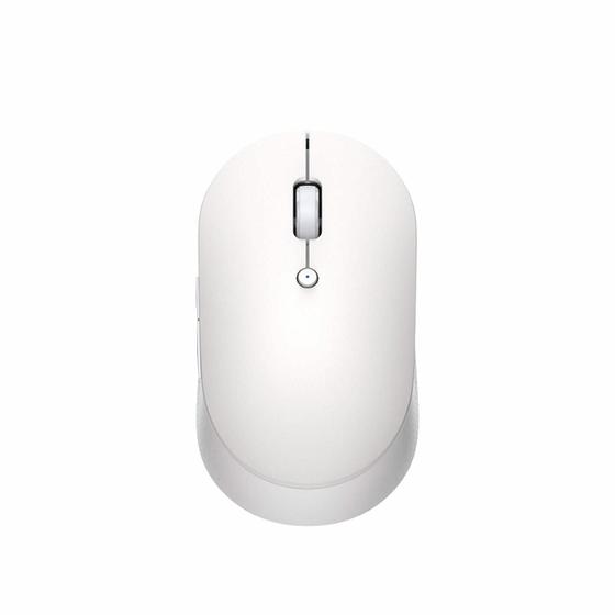 Imagem de Mouse Sem Fio Bluetooth Silencioso Dual Mode 1300dpi Branco