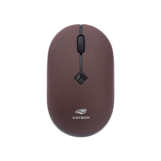 Imagem de Mouse Sem Fio C3Tech M-W60RD Vermelho 1600dpi Ambidestro