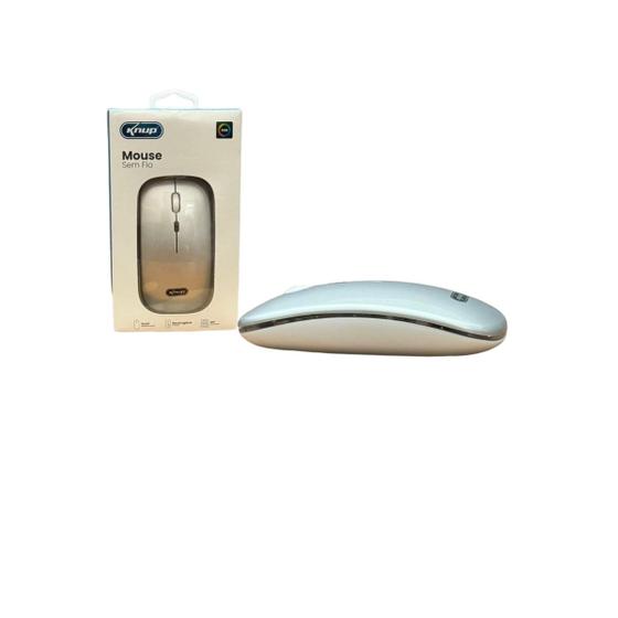 Imagem de Mouse Sem Fio Com Led RGB 1600DPI Ultrafino Recarregável