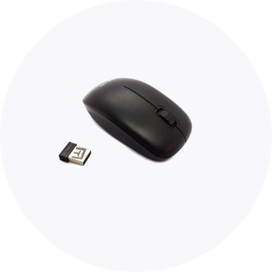 Imagem de Mouse sem Fio Exbom MS-S22 c/ Alcance de 10 Metros