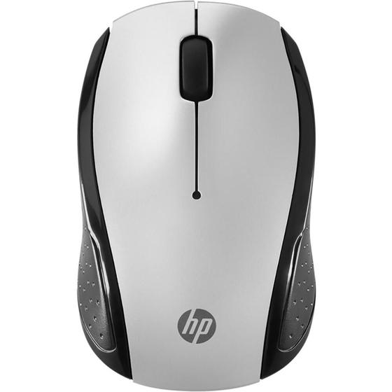 Imagem de Mouse Sem Fio HP 200 USB Prata 2HU84AA