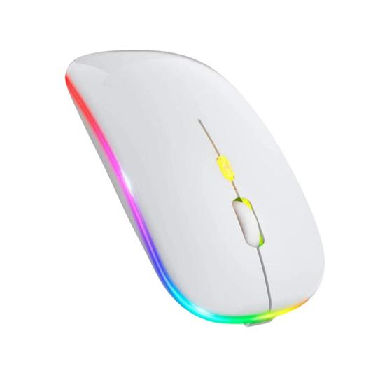 Imagem de Mouse Sem Fio Led RGB Bluetooth Gamer 2.4GHz