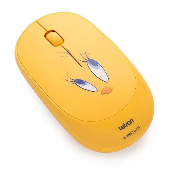 Imagem de Mouse sem Fio Letron Looney Tunes Piu-Piu 1000DPI