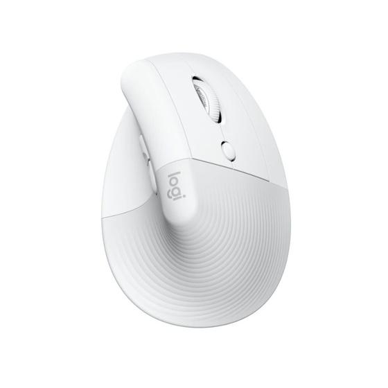 Imagem de Mouse sem fio Lift, ergonômico vertical, branco, 910-006469, Logitech  LOGITECH