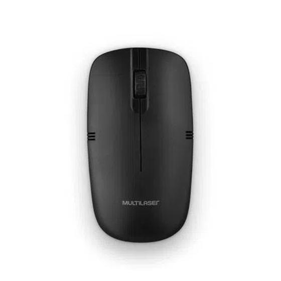 Imagem de Mouse Sem Fio Lite 2.4GHZ 1200 DPI Usb Preto - MO285 - Multilaser