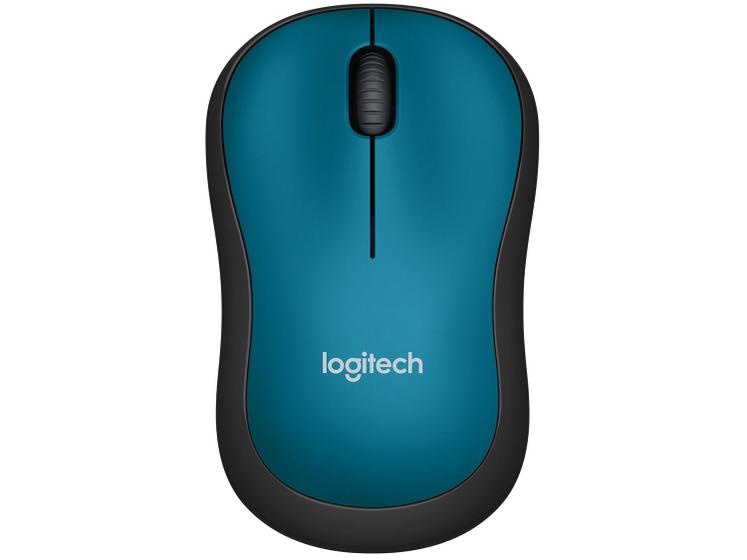 Mouse sem Fio Logitech 1000DPI M185 Azul Menor preço em Mouse sem Fio Logitech 1000DPI M185 Azul