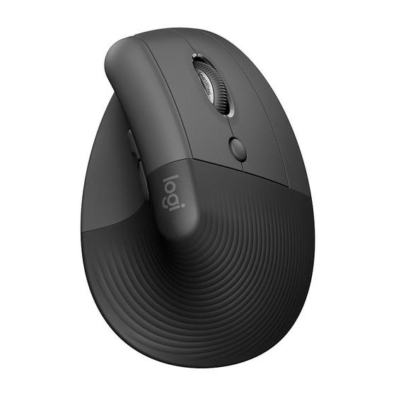 Imagem de Mouse Sem Fio Logitech Lift 4000 DPI Bluetooth USB Grafite 910-006466